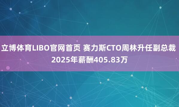 立博体育LIBO官网首页 赛力斯CTO周林升任副总裁 2025年薪酬405.83万